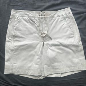 T Alexander Wang 100 % Lambskin Leather Shorts
